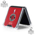 NBA Toronto Raptors Distressed Galaxy Z Flip6 Clear Case
